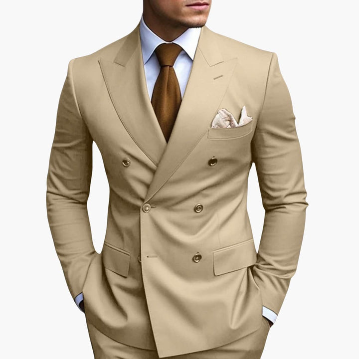 Men's Stylish Double-Breasted Suit