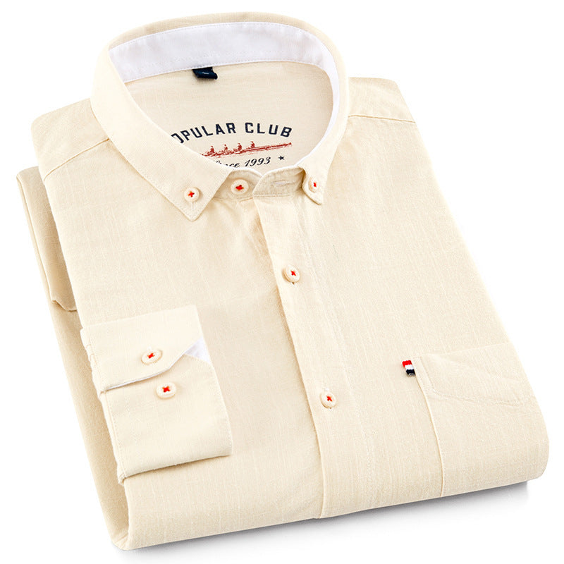 Linen Button Up Shirt For All Day Summer Comfort Everyday Cream