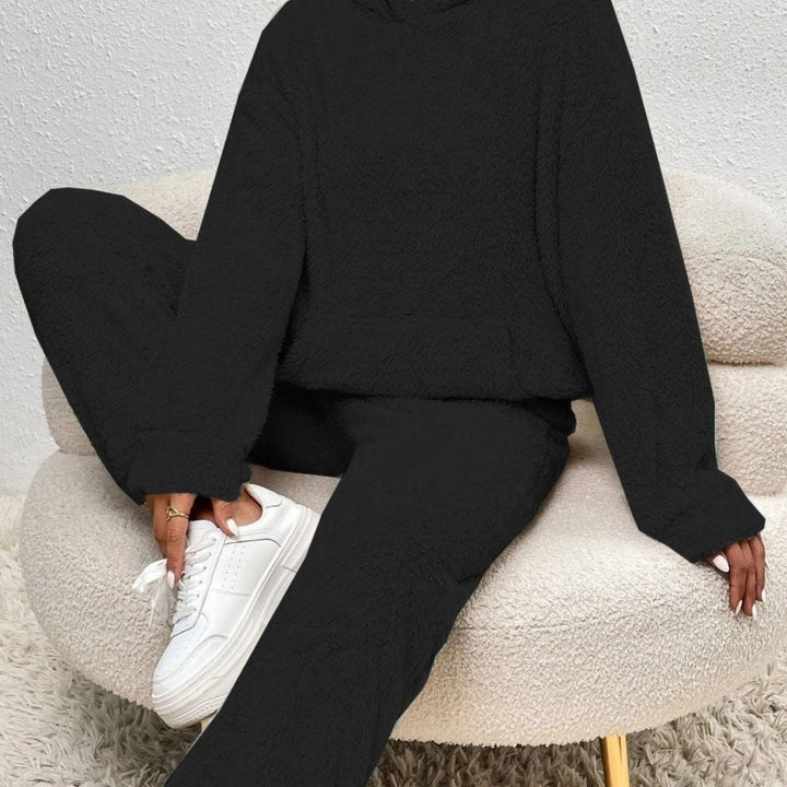 Women's Spring Cozy Hooded Lounge Set-MODAUTLET