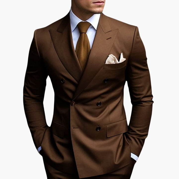 Men's Stylish Double-Breasted Suit