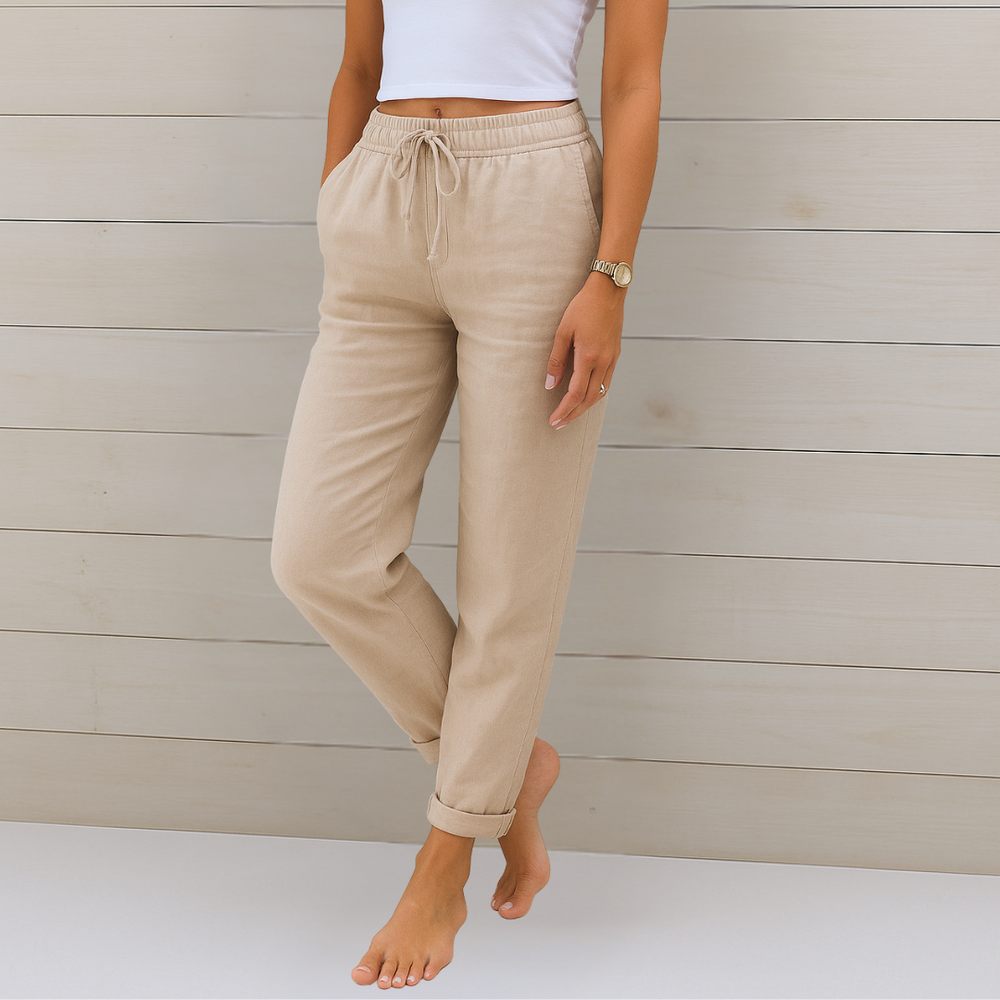 Women's Premium Breathable Elastic Waist Pants-MODAUTLET