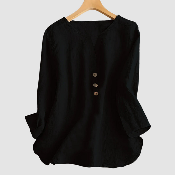 Women's Elegant Button Blouse-MODAUTLET