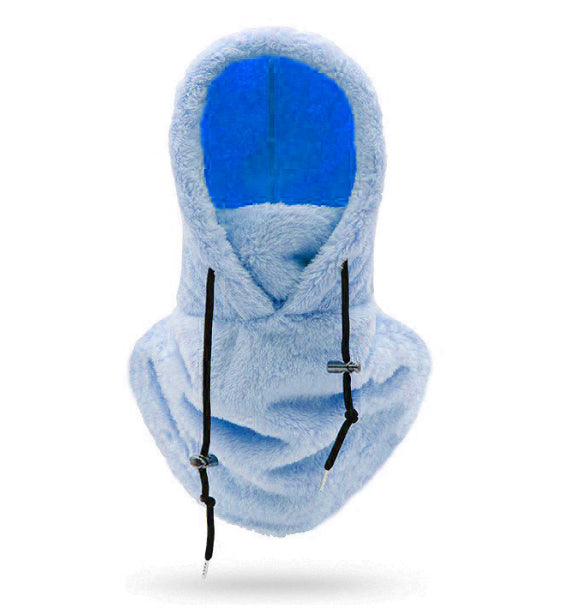 Windproof Winter Cycling Cap with Thick Scarf for Cold Protection