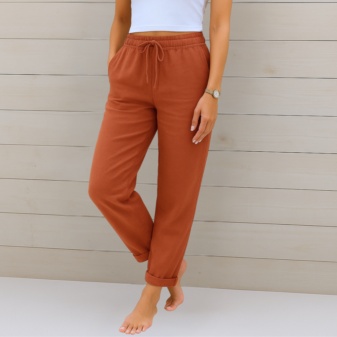 Women's Premium Breathable Elastic Waist Pants-MODAUTLET