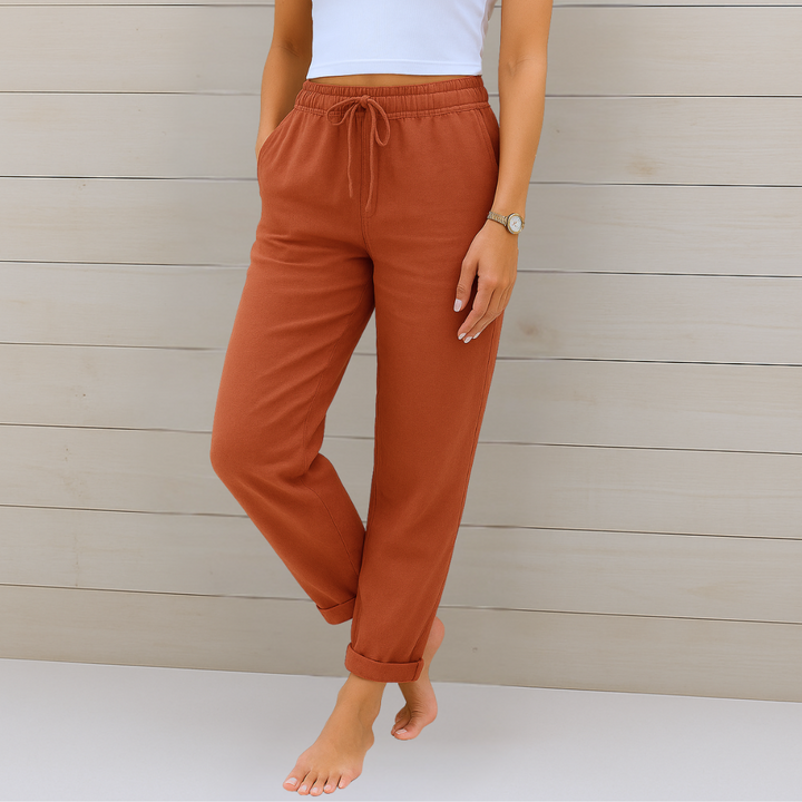 Women's Premium Breathable Elastic Waist Pants-MODAUTLET