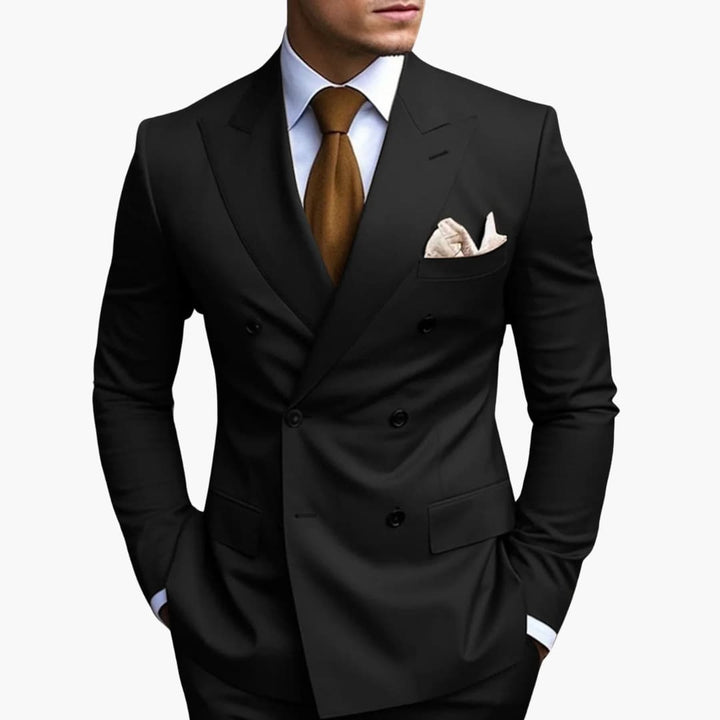 Men's Stylish Double-Breasted Suit