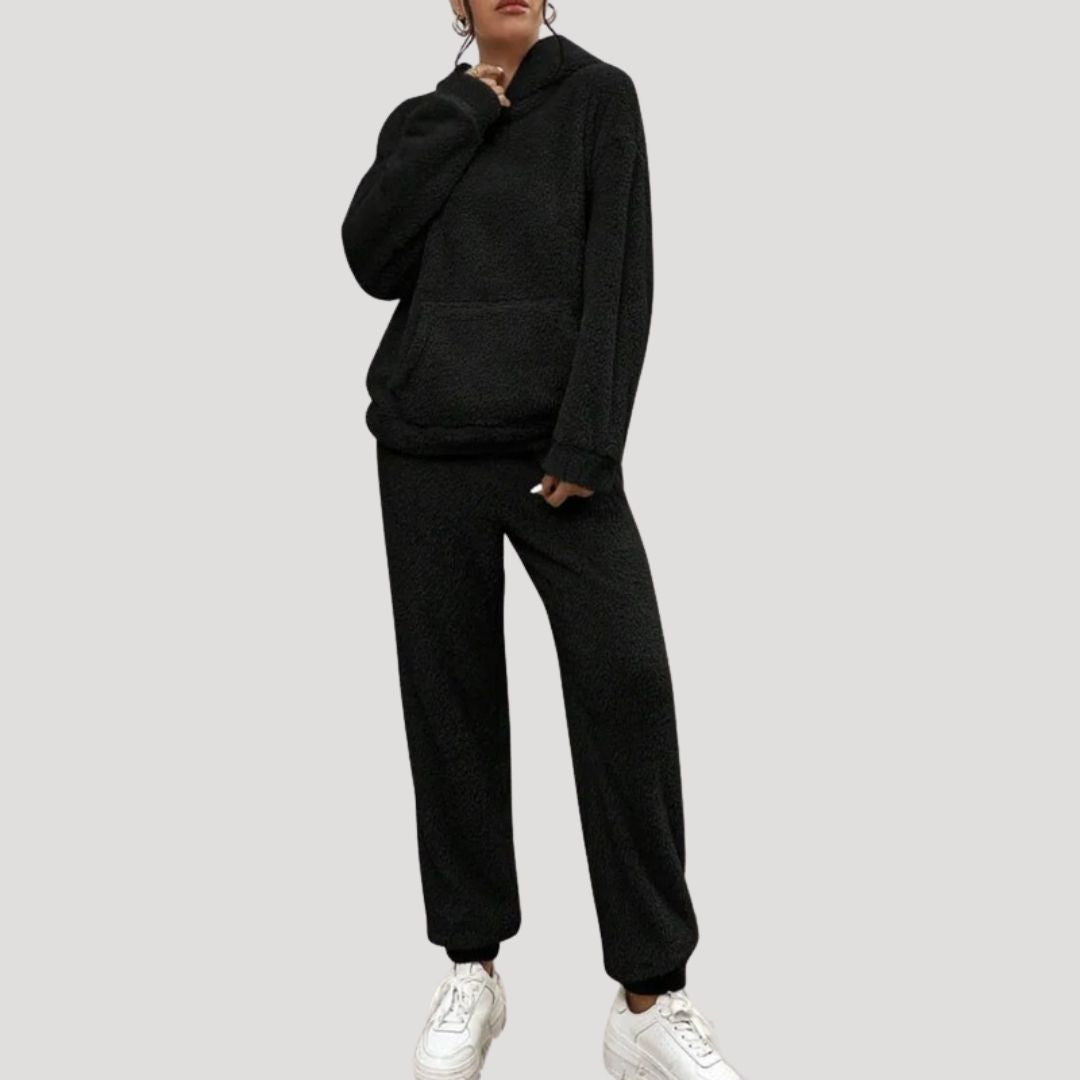 Women's Spring Cozy Hooded Lounge Set-MODAUTLET