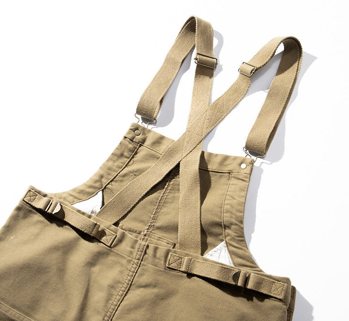 Men's Moleskin Overalls with Cinch Cord