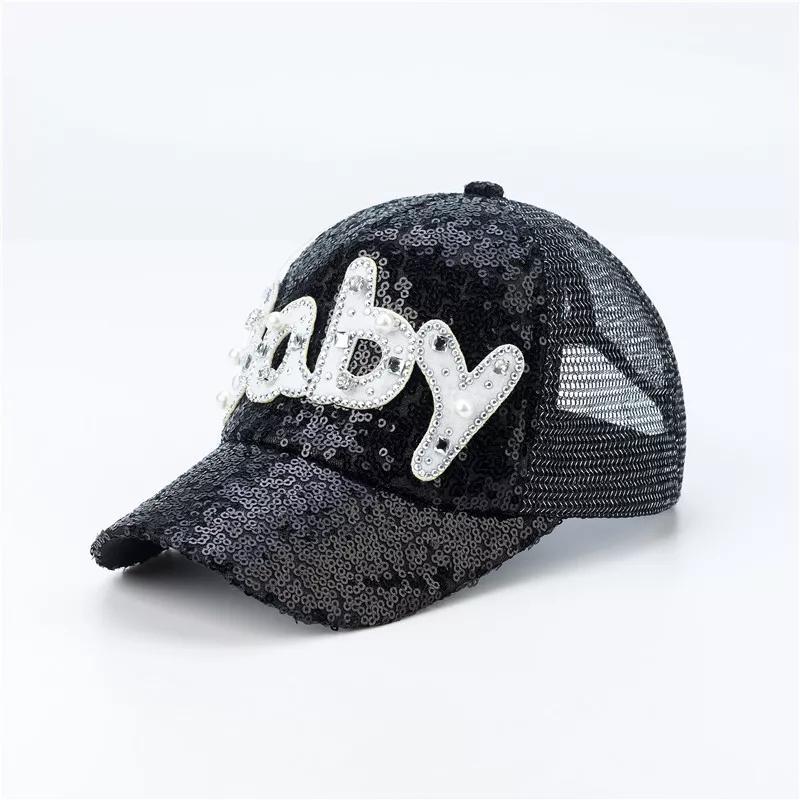Unisex Sequin Baseball Caps for Sun Protection and Style