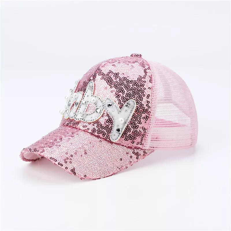 Unisex Sequin Baseball Caps for Sun Protection and Style