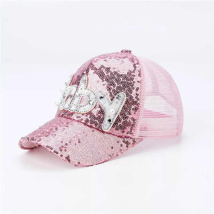 Unisex Sequin Baseball Caps for Sun Protection and Style