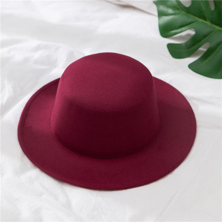 Sombreros de lana estilo clásico británico para hombres y mujeres