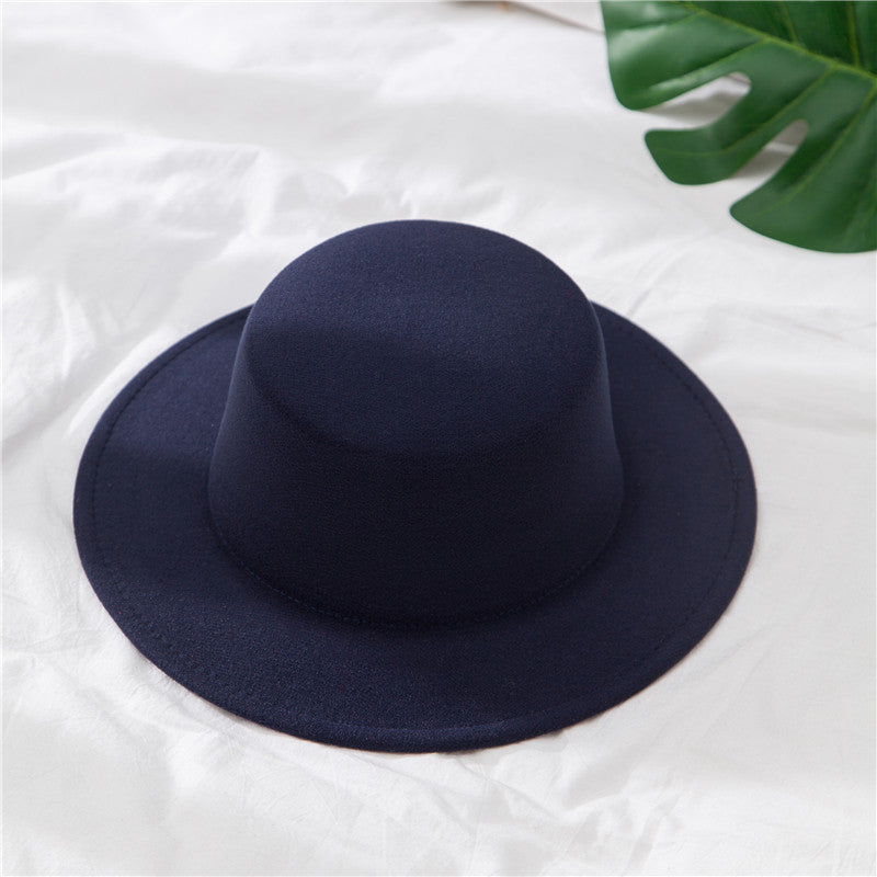 Sombreros de lana estilo clásico británico para hombres y mujeres