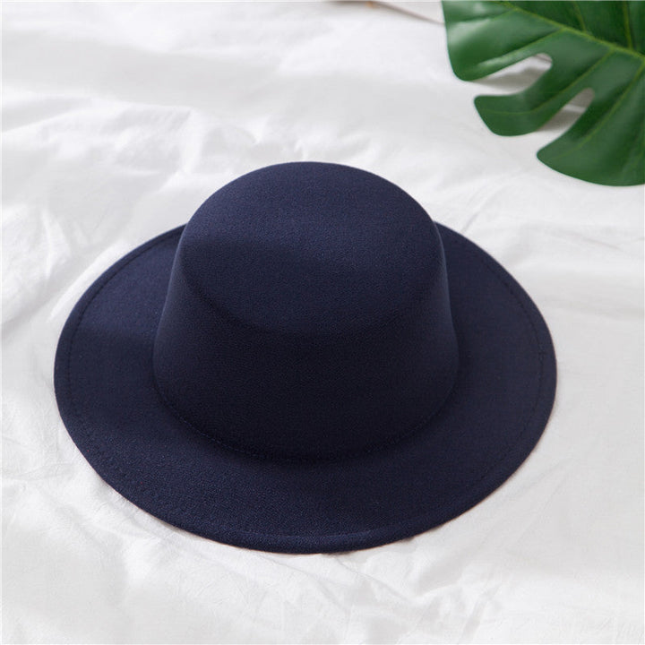 Sombreros de lana estilo clásico británico para hombres y mujeres