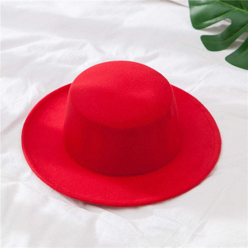 Sombreros de lana estilo clásico británico para hombres y mujeres