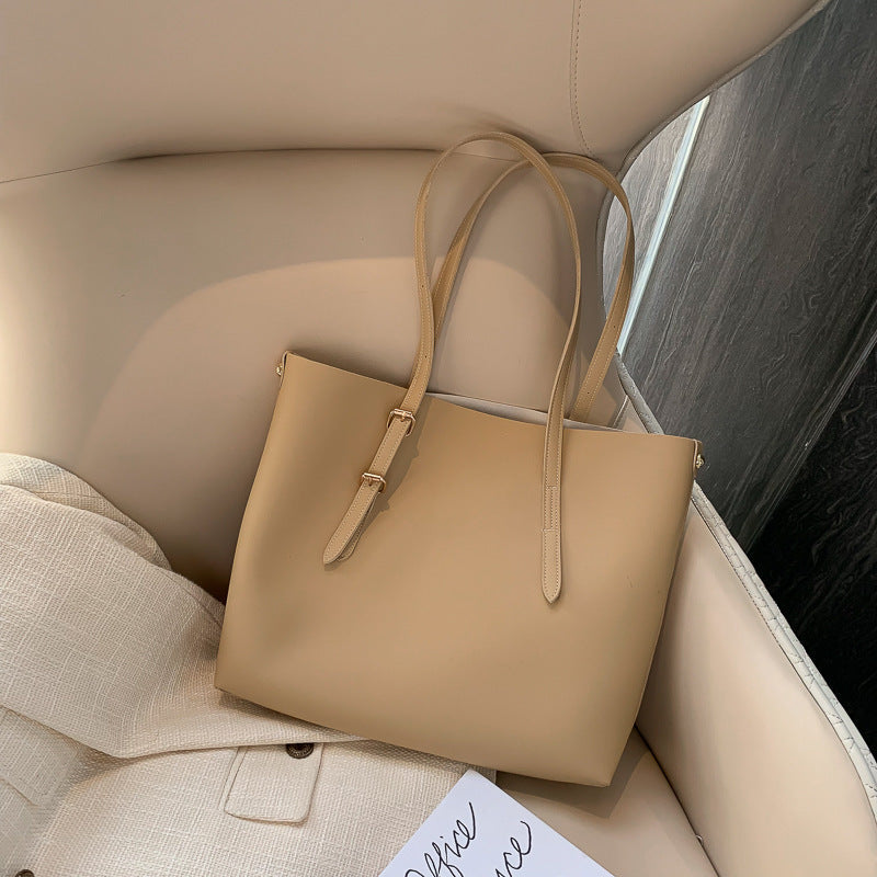Chic & Spacious Women's Tote Bag Khaki
