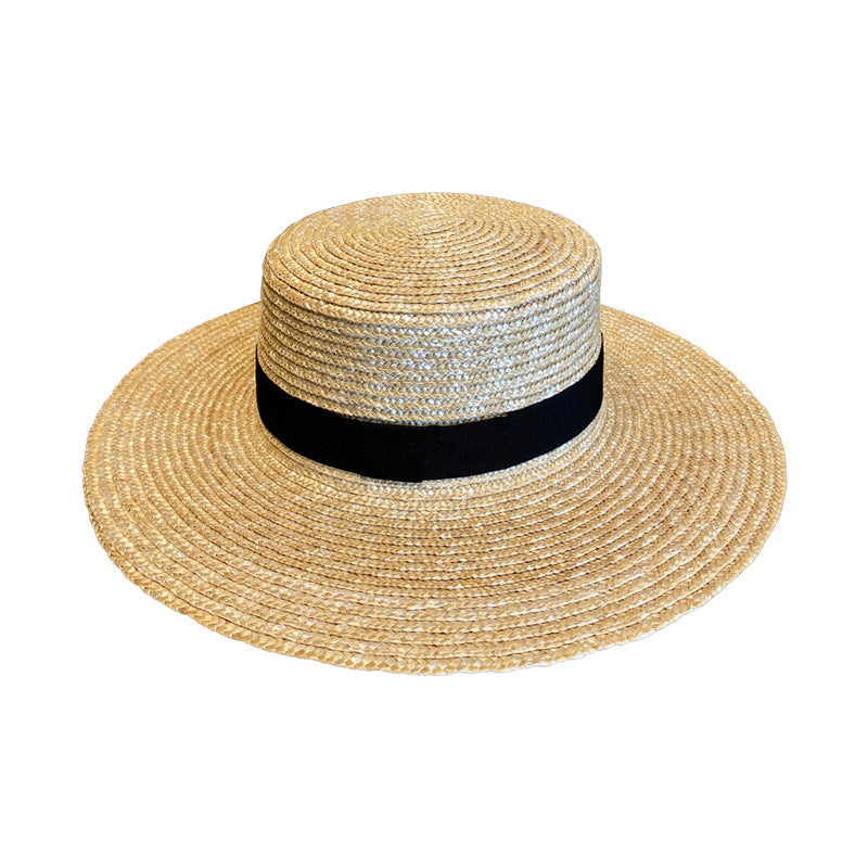 Woven Raffia Straw Hat for Women - UV Protection Sunshade