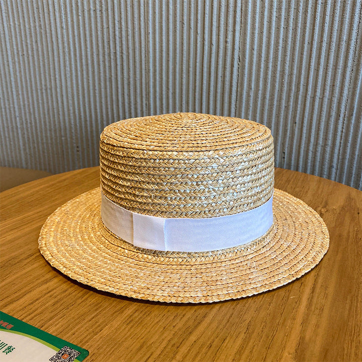 Woven Raffia Straw Hat for Women - UV Protection Sunshade