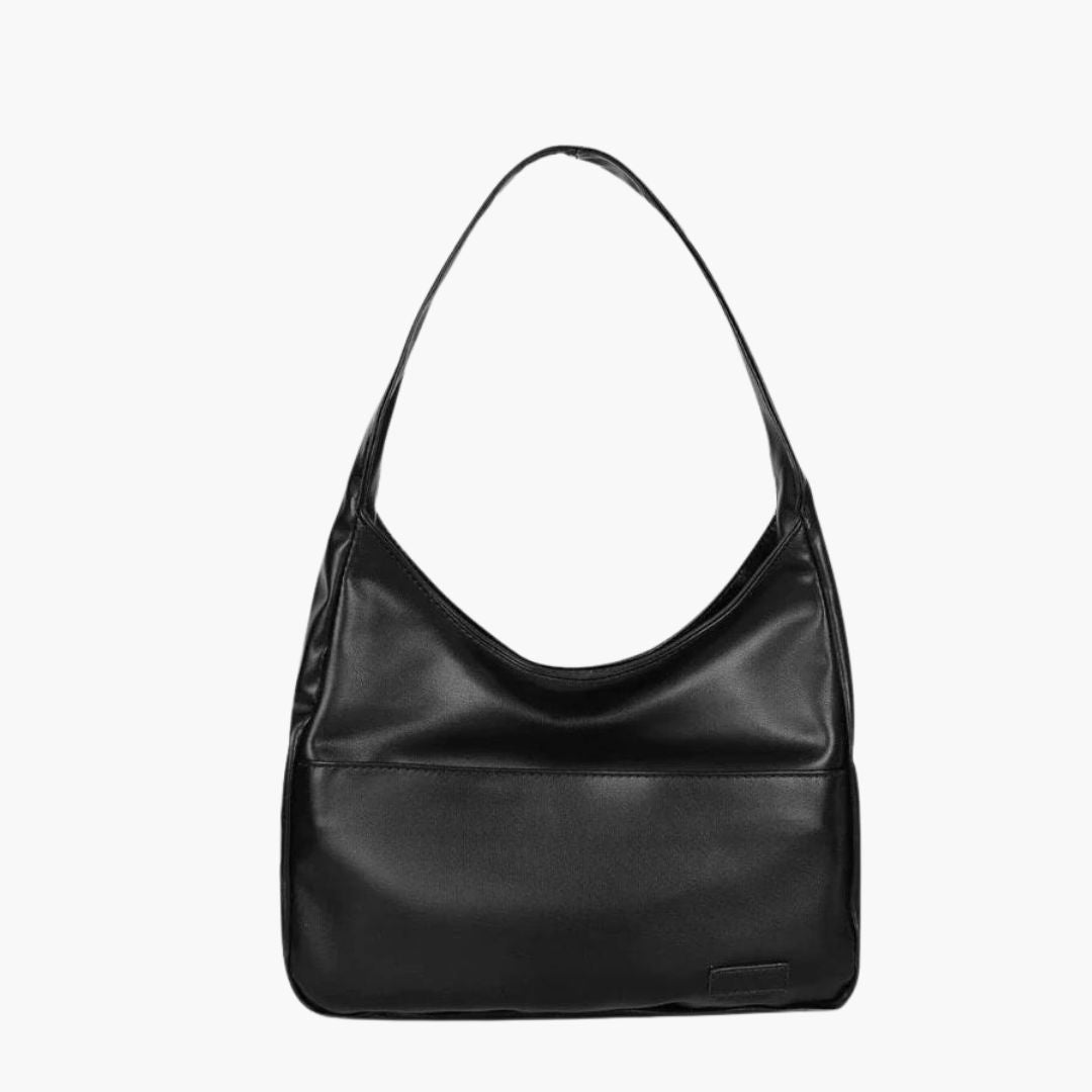 Vegan Leather Hobo Bag With Spacious Interior For Everyday-MODAUTLET