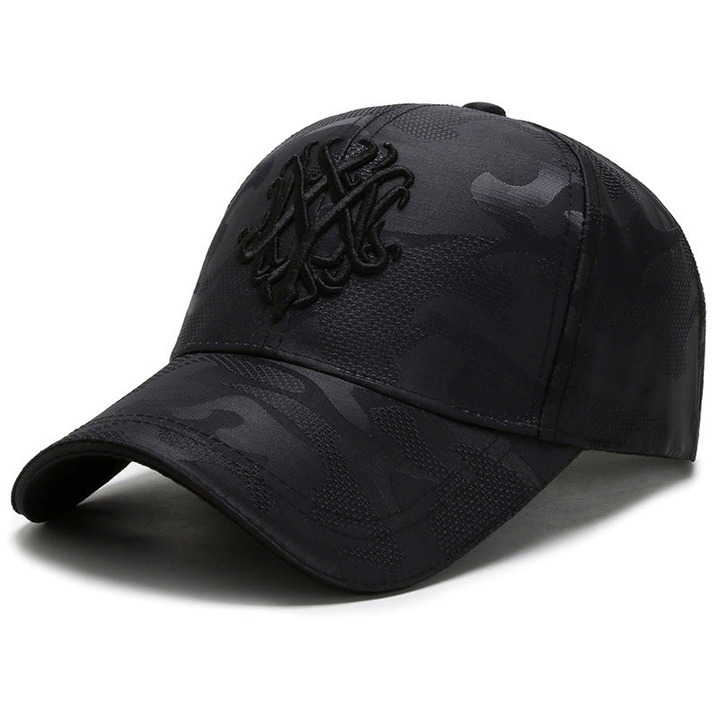 Trendy koreanske mode baseballcaps til mænd - forårs- og efterårssolhatte