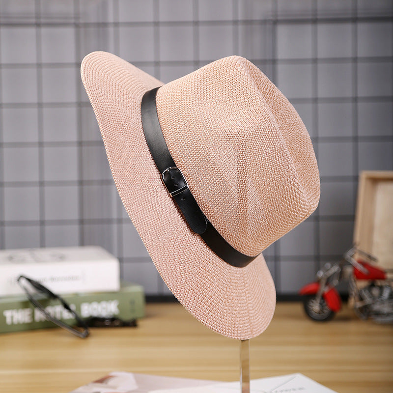 Stylish Sun-Proof Straw Hats for Middle-Aged and Elderly Men in Autumn