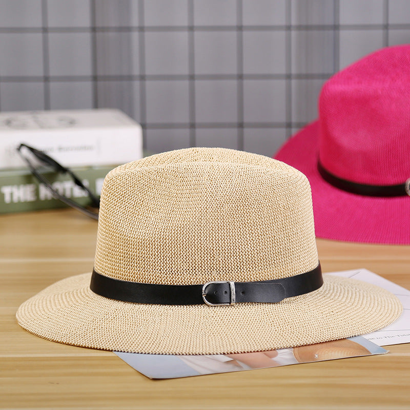 Stylish Sun-Proof Straw Hats for Middle-Aged and Elderly Men in Autumn