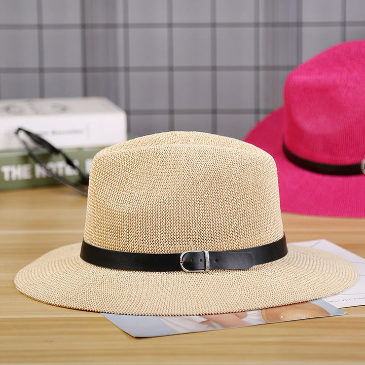 Stylish Sun-Proof Straw Hats for Middle-Aged and Elderly Men in Autumn