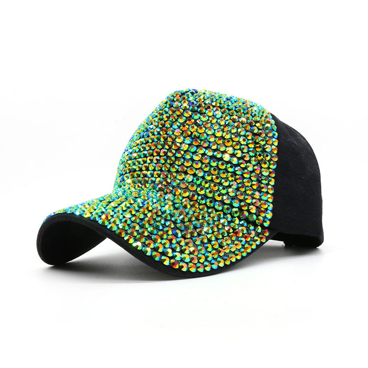 Stylish Sequin Baseball Cap for Women