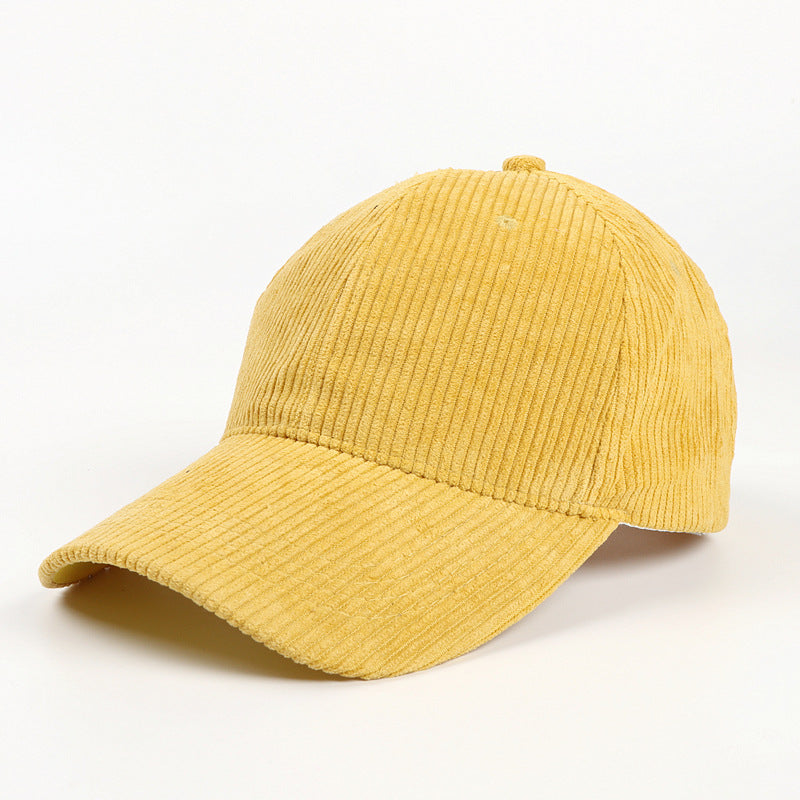 Unisex Cord-Baseballmützen für den Alltag