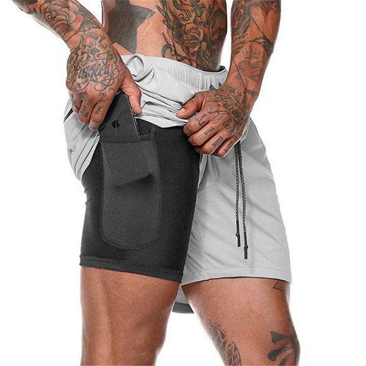 Pocket Compression Shorts With Pockets For Running-MODAUTLET