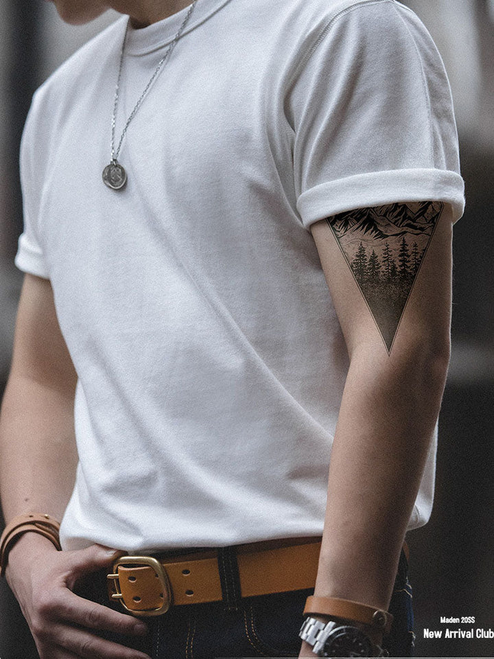 Men's Classic Slim Fit Crew Neck Tee