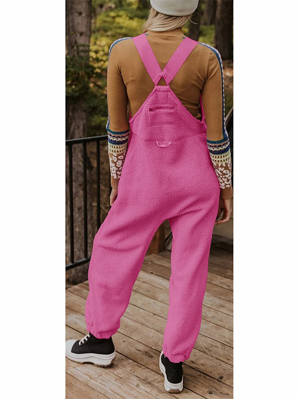 אייברי | אוברולים תרמיים לנשים מפליז עם כיסים ורוכסן