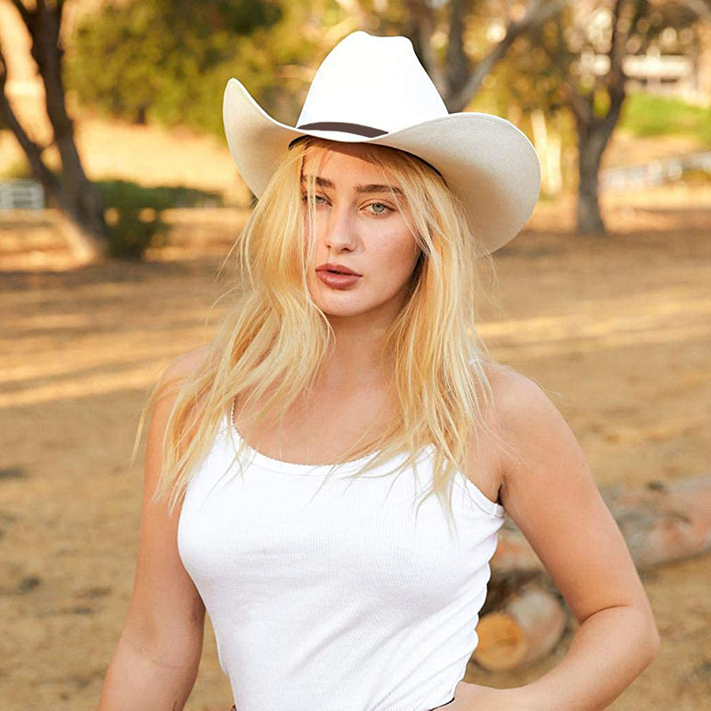 Wasserdichter Western-Cowboyhut für Camping und Sonnenschutz