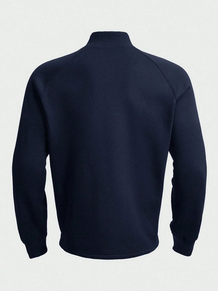 Lightweight Men's Stand Collar Half Zip Sweatshirt for Ultimate Comfort-MODAUTLET
