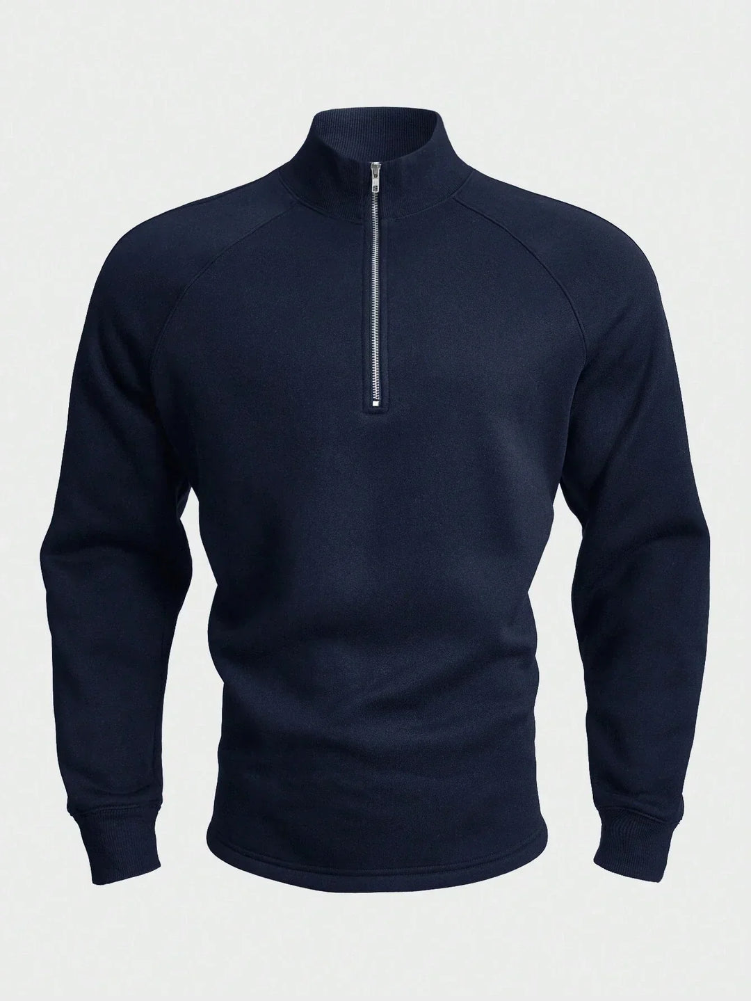Lightweight Men's Stand Collar Half Zip Sweatshirt for Ultimate Comfort-MODAUTLET