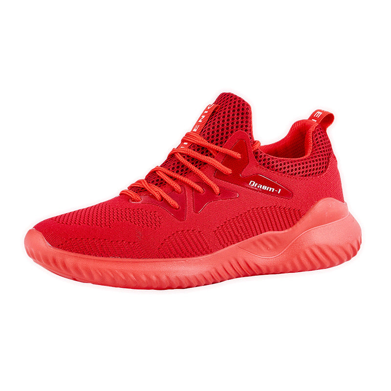 Men's Lightweight Breathable Mesh Running Shoes RED