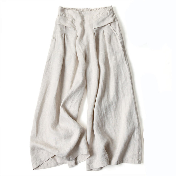 Women's Wide-Leg Relaxed Pants-MODAUTLET