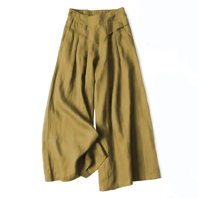 Women's Wide-Leg Relaxed Pants-MODAUTLET