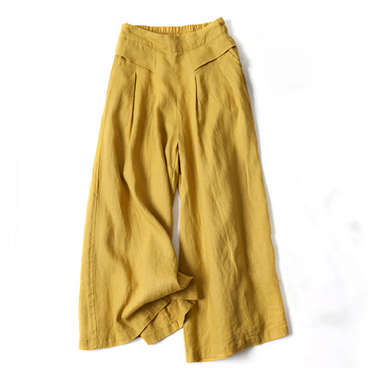 Women's Wide-Leg Relaxed Pants-MODAUTLET
