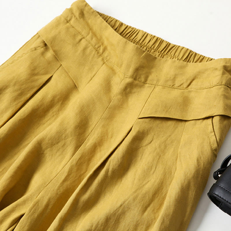 Women's Wide-Leg Relaxed Pants-MODAUTLET