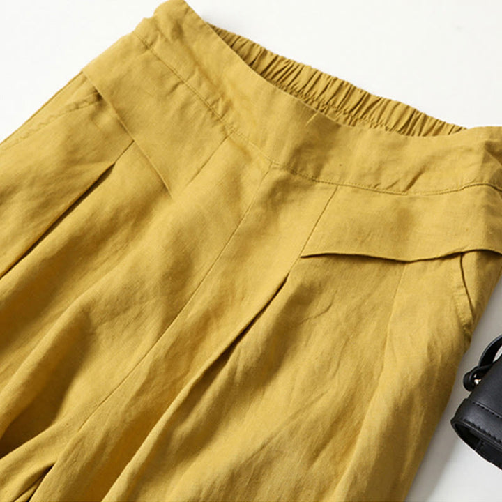Women's Wide-Leg Relaxed Pants-MODAUTLET