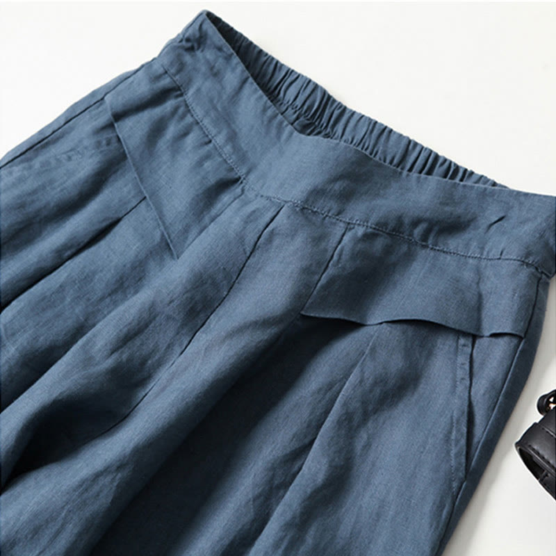 Women's Wide-Leg Relaxed Pants-MODAUTLET