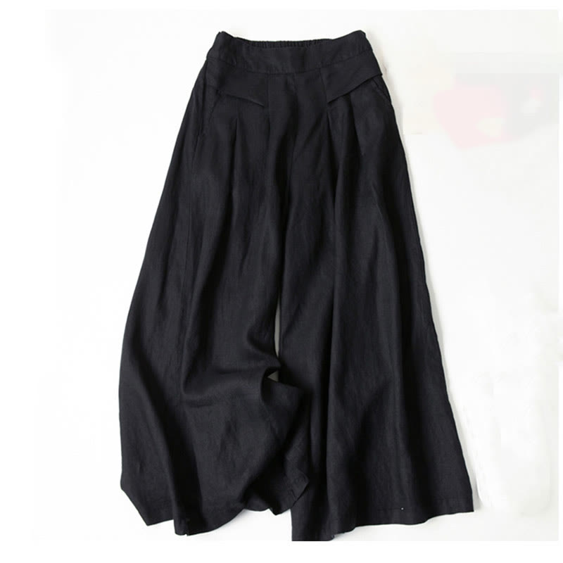 Women's Wide-Leg Relaxed Pants-MODAUTLET