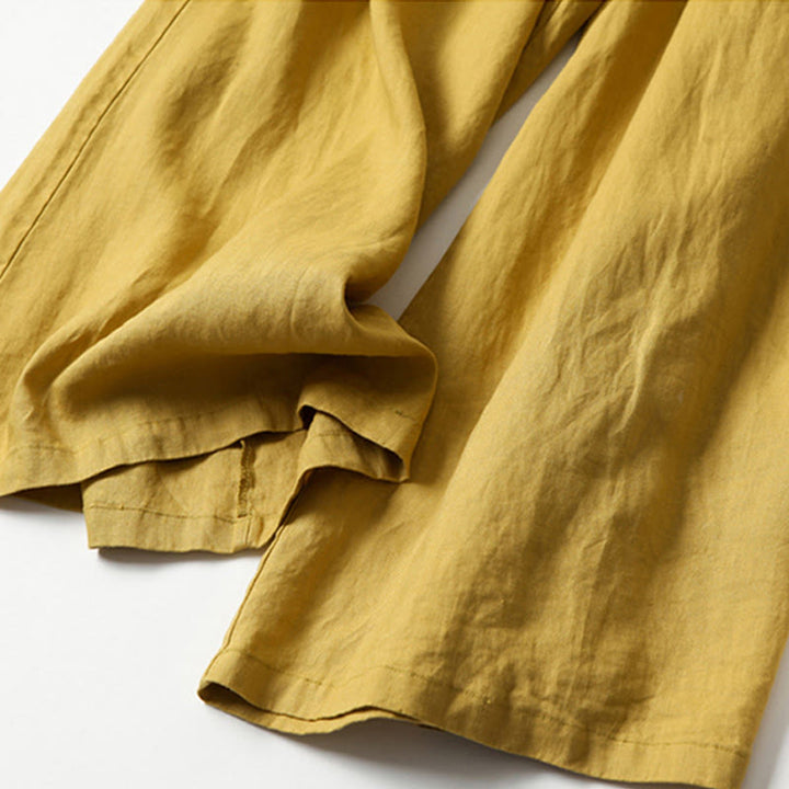 Women's Wide-Leg Relaxed Pants-MODAUTLET