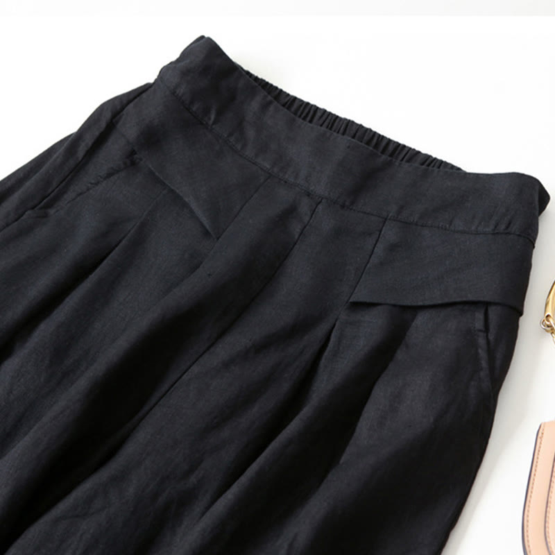Women's Wide-Leg Relaxed Pants-MODAUTLET