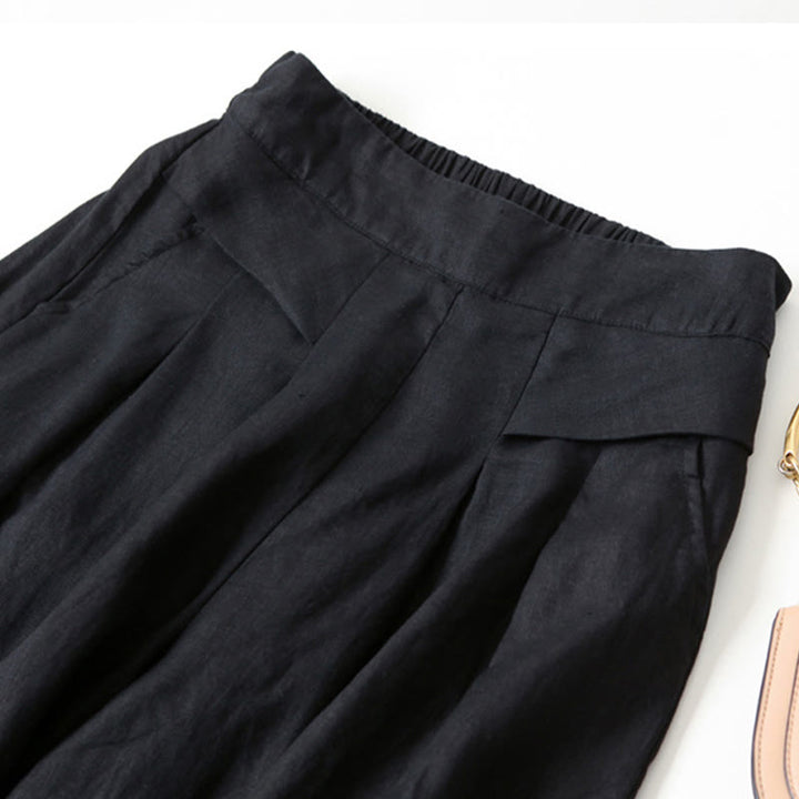 Women's Wide-Leg Relaxed Pants-MODAUTLET