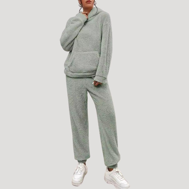 Women's Spring Cozy Hooded Lounge Set-MODAUTLET