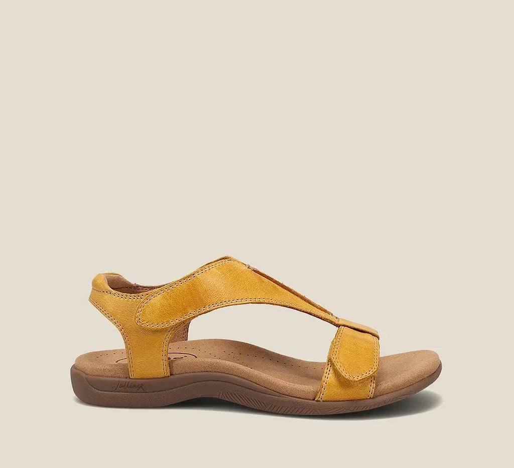 Adjustable Leather Orthopedic Sandals With Arch Support