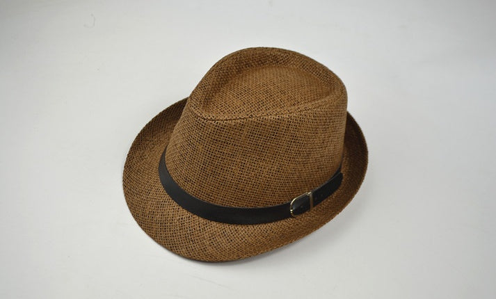 Men's Summer Casual Straw Hat for Outdoor Sunshade Trips