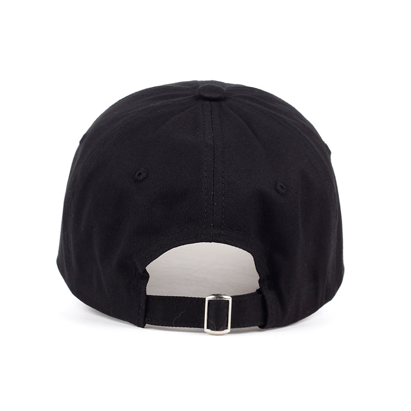 Positive Vibes Cotton Embroidered Baseball Cap for Men and Women